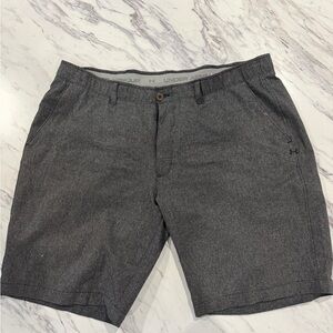 Under Armour Men's Charcoal Flat Front Shorts